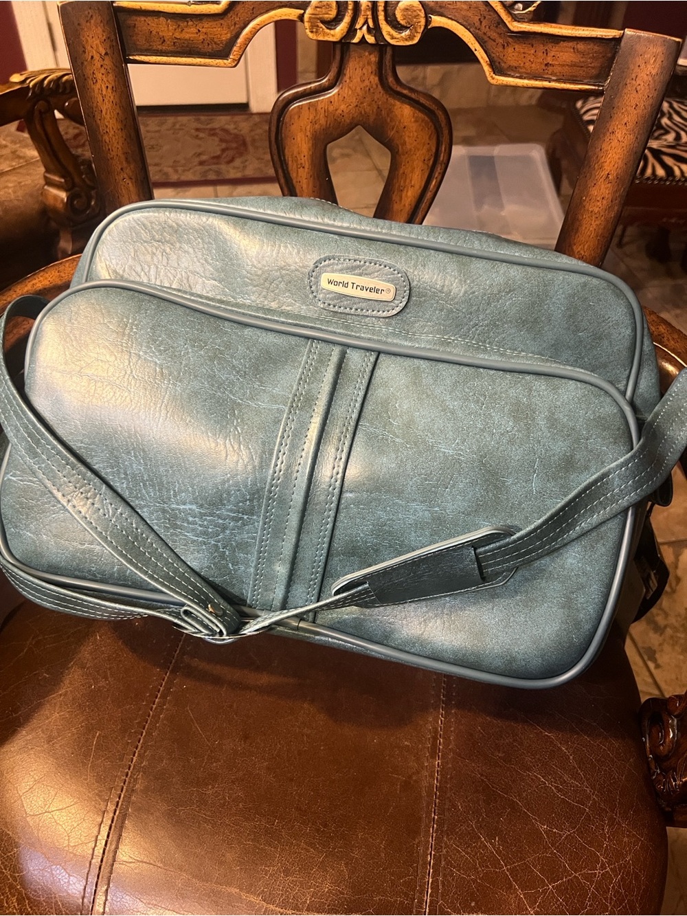 World Traveler carry-on Vinyl Bag NWT
